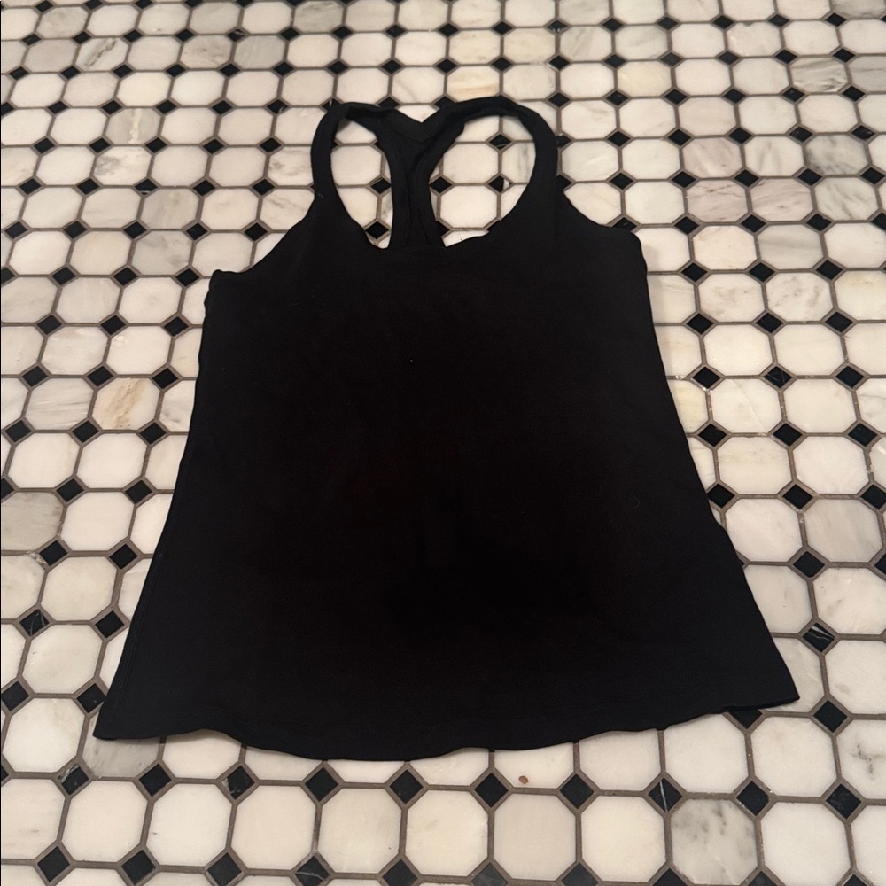 Lululemon Black Racerback Tank Top